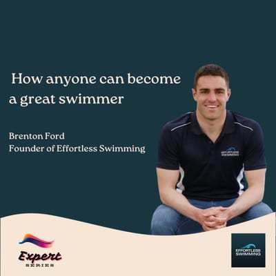 Artwork for the episode How anyone can become a great swimmer, from the most famous online swimming coach