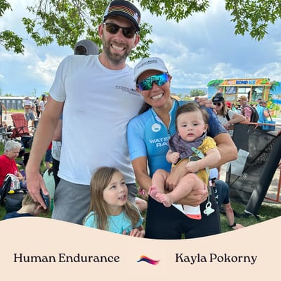 Artwork for the episode Managing Pregnancy and Motherhood alongside a Pro Career in Triathlon