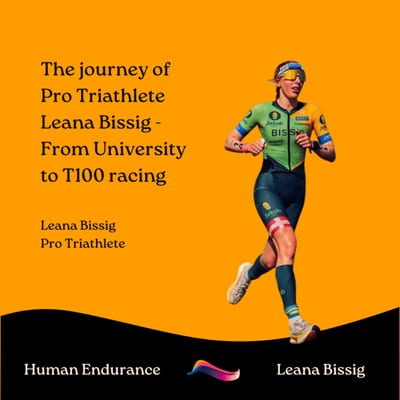 Artwork for the episode The journey of Pro Triathlete Leana Bissig - From University to T100 racing