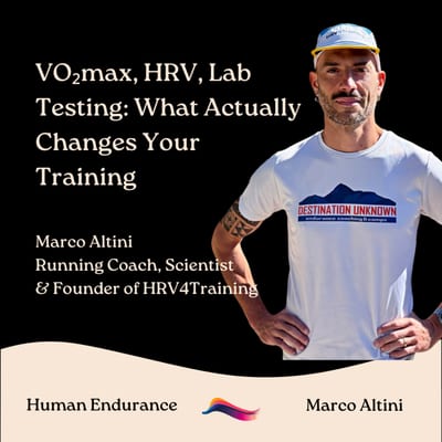Artwork for the episode VO₂max, HRV, Lab Testing: What Actually Changes Your Training